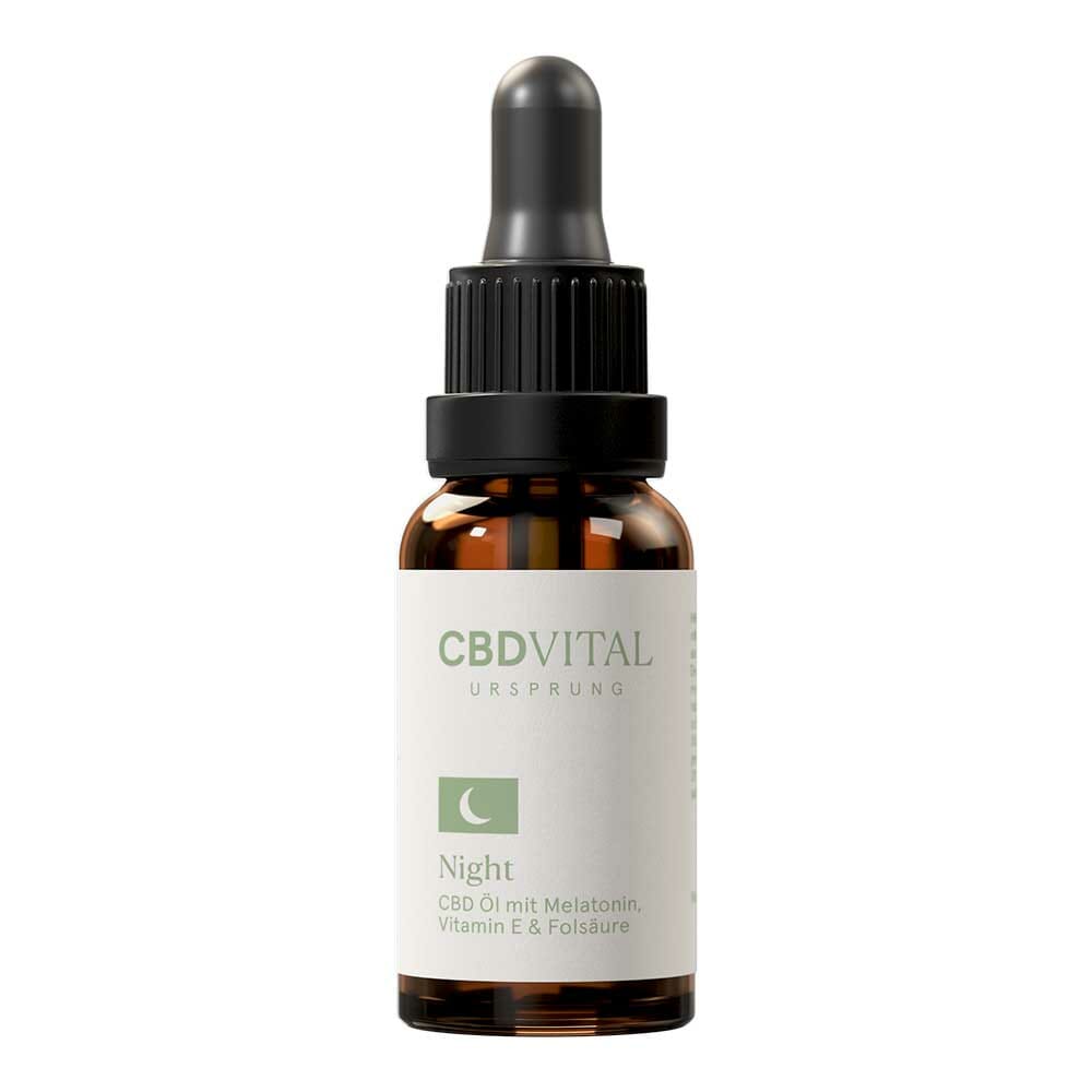 CBD Vital - Ursprung Night + Melatonin, Frontansicht